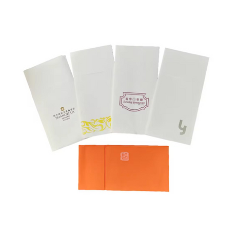 Guardanapos Airlaid descartáveis ​​com logotipo personalizado 40*40cm Tecidos Papéis Guardanapos de jantar para restaurante