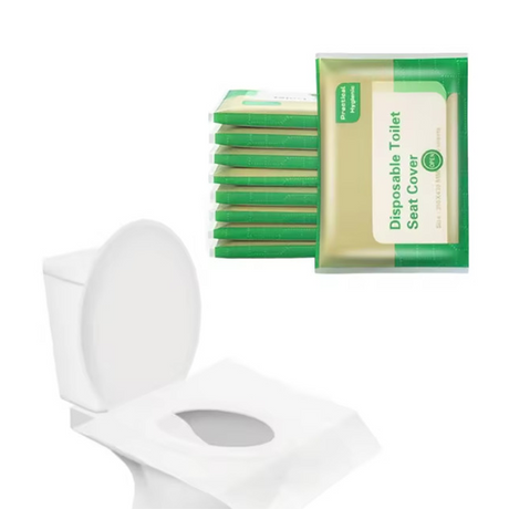 Papel descartável solúvel em água descartável da tampa de assento do toalete do curso portátil flushable biodegradável