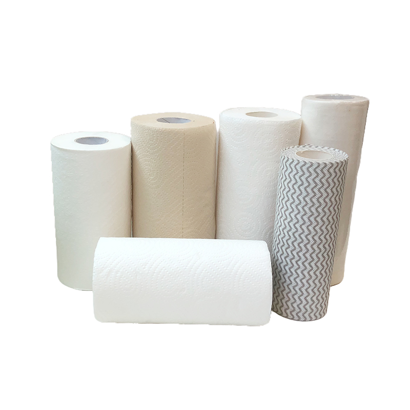Toalhas de papel comerciais em uma cozinha